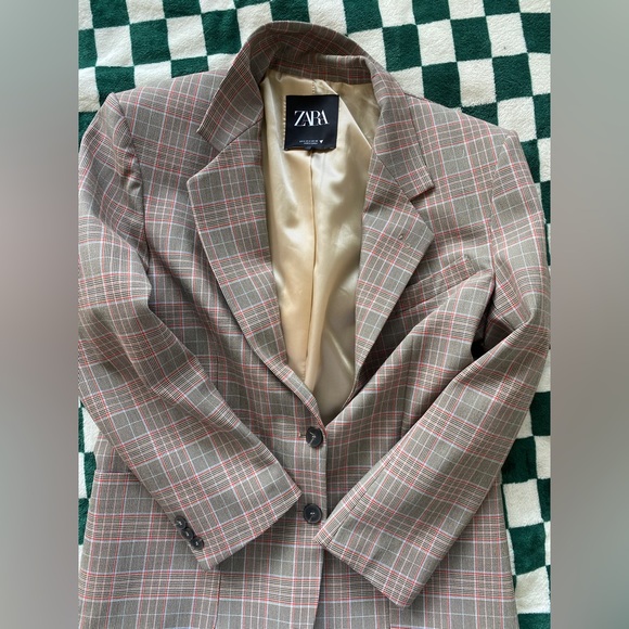 Zara oversized check blazer - Picture 6 of 9
